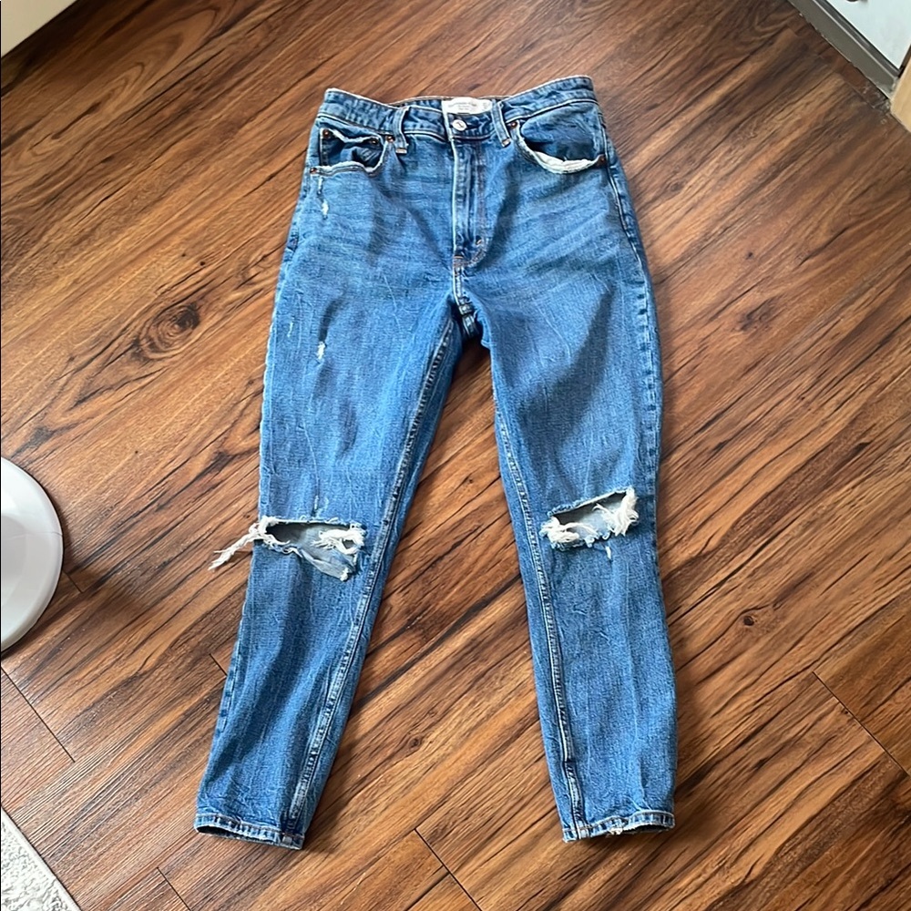 A&F Curve Love skinny High Rise size 27 R